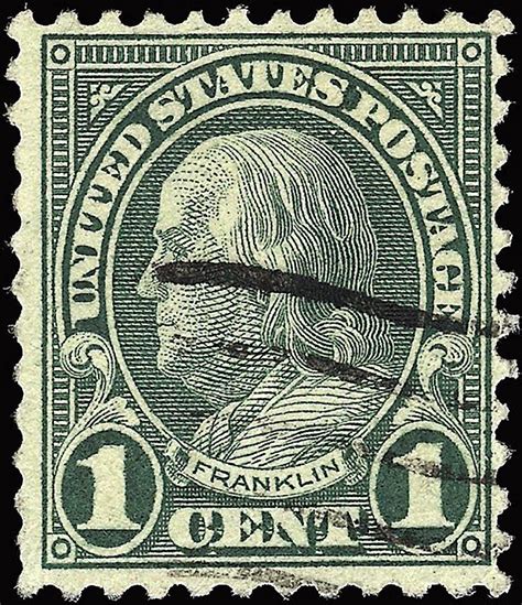 Is Your 1¢ Green Franklin Stamp Scott 594 Or 596
