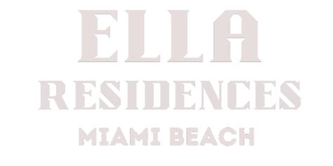 Ella Residences Miami Beach Luxury Condos In Miami Fl