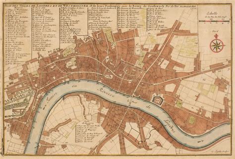 Lot 179 London De Fer Nicolas Plan Des Villes De