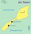 Detailed map of Jan Mayen island | Jan Mayen | Europe | Mapsland | Maps ...