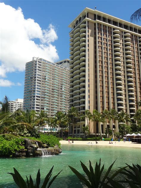 The Hilton Hawaiian Village Resort Complex On Waikiki Beach Oahu