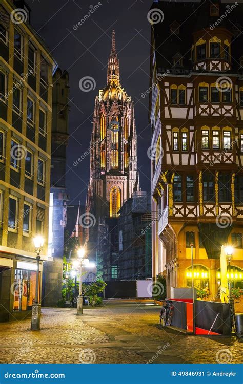 Cattedrale Di Francoforte A Francoforte Sul Meno Immagine Stock