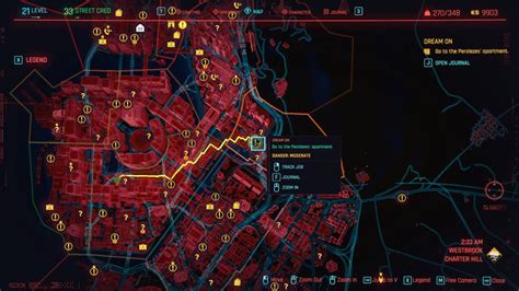Cyberpunk 2077 Apartment Map