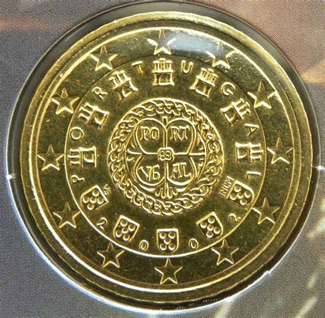 Portugal 50 Cent Coin 2002 Euro Coinstv The Online Eurocoins Catalogue