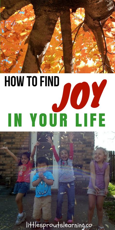 How To Find Joy In Your Life Finding Joy Good Parenting Life