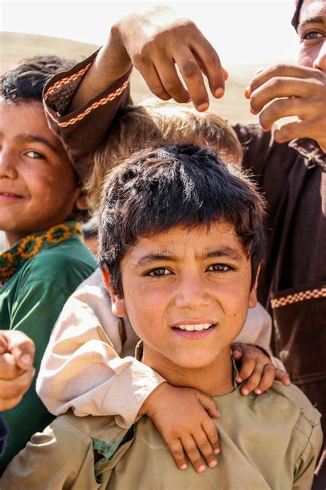 Afghanistan Refugee Children Village Life In Badghis Editorial Image