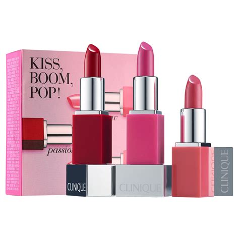 Sephora Clinique Kiss Boom Pop Lip Set Lip Palettes Gloss Sets Clinique Lipstick Lip