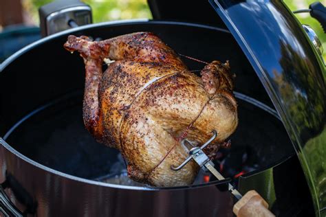 how to rotisserie a turkey with a fan favorite recipe grilling inspiration weber grills
