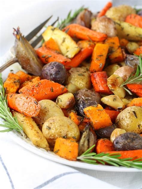 Easy Roasted Fall Vegetables With Rosemary Taste And See