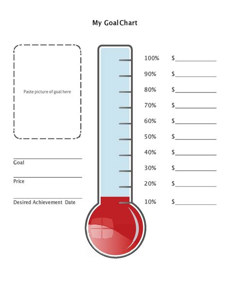 39 Printable Goal Chart Templates Free Templatelab