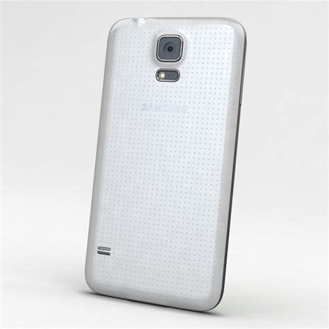 Samsung Galaxy S5 White 3d Model 49 Max C4d Obj Fbx 3ds Free3d