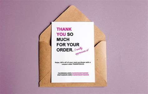 Thank you for your purchase. Thank you for your purchase note - free template - DIY ...