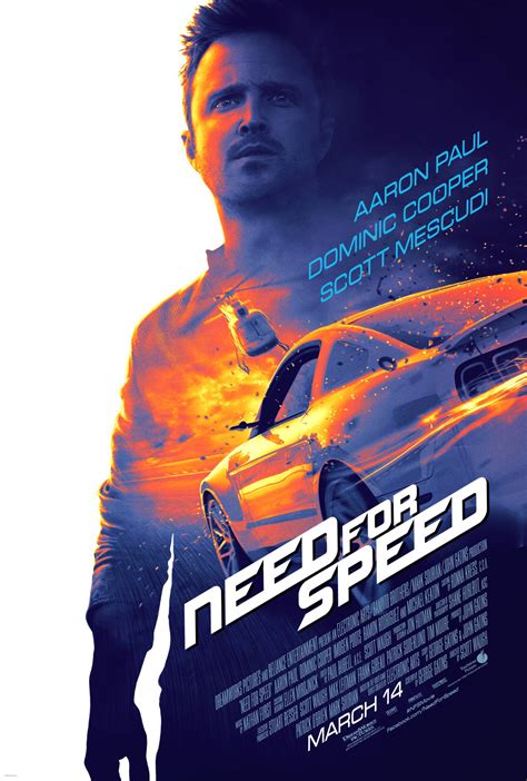 With a similar feel to fast and furious, need for speed features good special effects and good sequences of action and tension scenes, but. New NEED FOR SPEED Poster - In Theaters March 2014! | See ...