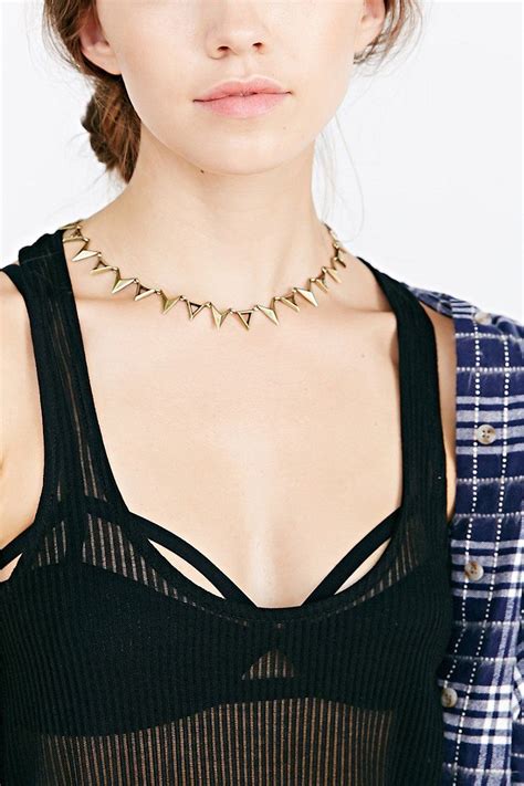 Luv Aj Saber Necklace Urban Outfitters Urban Outfitters Luv Aj Women