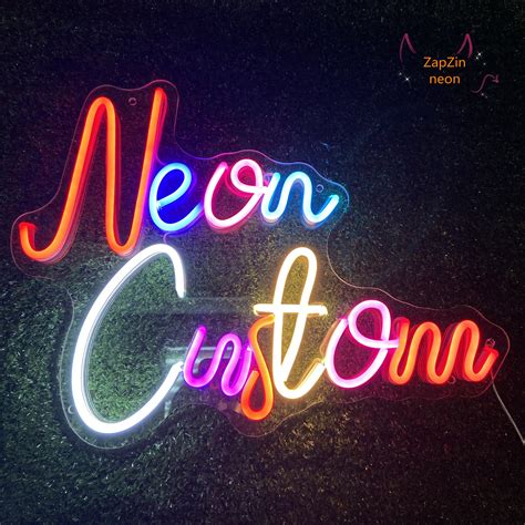 Custom Neon Signcustom Neoncsuantom Bar Signcustom Neon Etsy