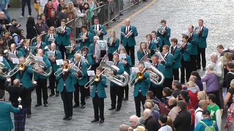 St Ronans Silver Band Performing At Edinburghs Riding The Marches