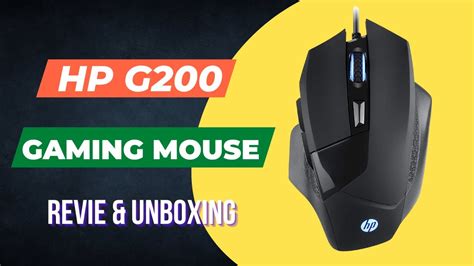 Hp G200 Rgb Backlit Gaming Mouse Unboxing Review Hp G200 Features