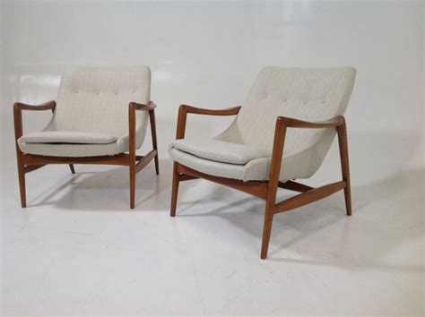 Mid Century Lounge Chairs A Pair Etsy