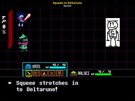 Squeee In Deltarune Create Your Frisk Unitale Mods