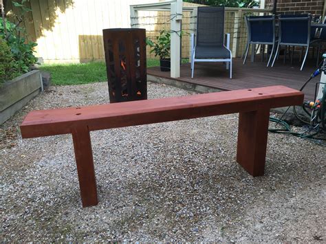 Outdoor Bench First Project Ever Page 2 Bunnings Workshop Community