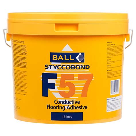 F57 Conductive Acrylic Flooring Adhesive 15l Sasgo