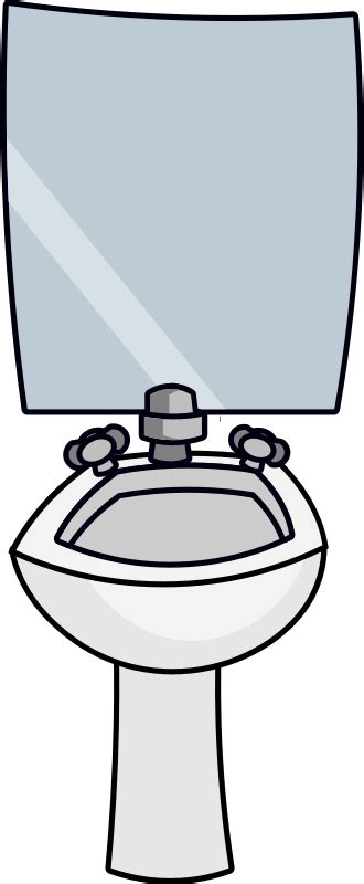 Bathroom Sink Openclipart