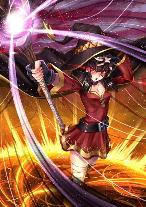 Megumin Arch Wizard By Adsouto On Newgrounds