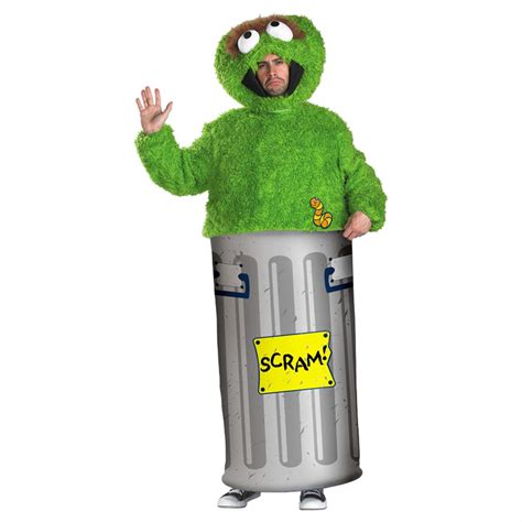 Adult Oscar The Grouch Costume 193870 Costumes At