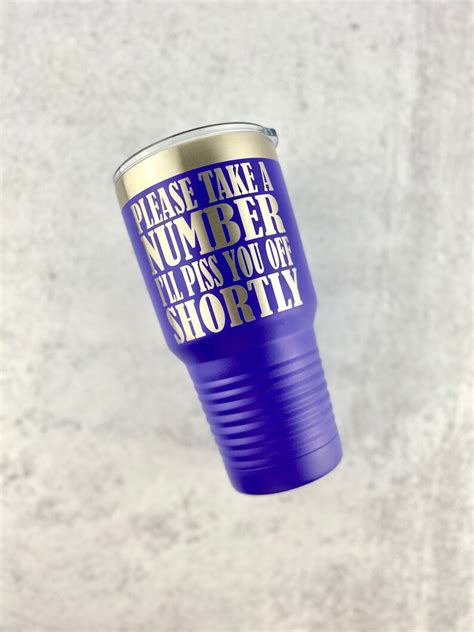 personalized stainless steel tumbler engraved funny tumbler etsy