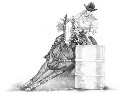 Cowboys And Rodeo Cowboy Artwork Drawings Horse Drawings