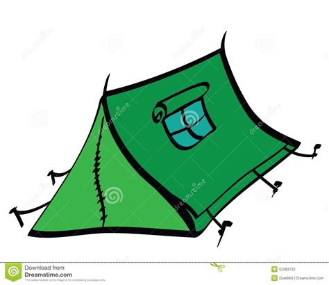 Cartoon Tent Icon Stock Illustration Image 52283722