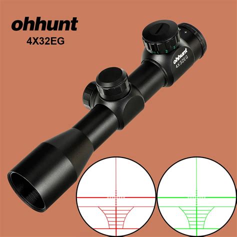 Ohhunt X Eg Inch Compact Hunting Rifle Scope Tactical Optical Sight