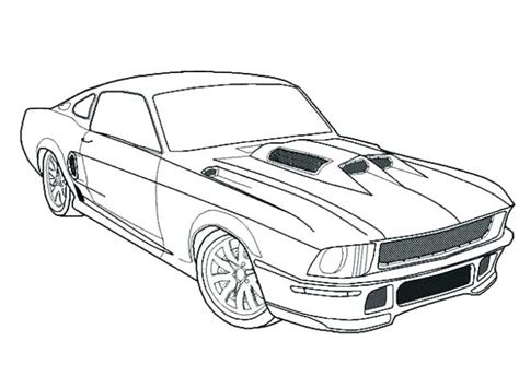 Ford Mustang Gt Drawing At Getdrawings Free Download