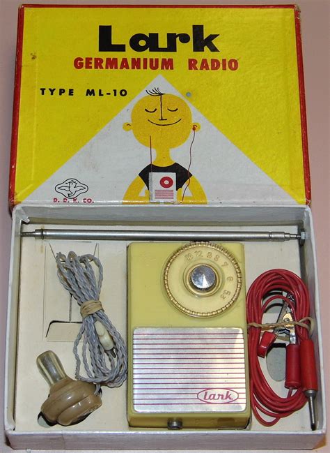 Vintage Lark Germanium Crystal Radio Type Ml 10 Ddk C Flickr