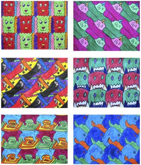 The Rolling Artroom Tessellations 4th 6th Grade