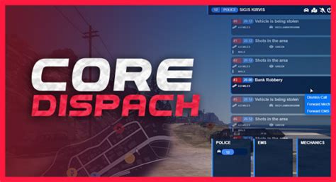 Core Dispatch For Esx Buy Fivem Servers Scripts Mods Eup