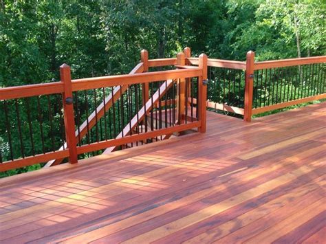 If you can't buy cedar 1x3s, rip 1x6s in half.) Add Your Outdoor Living Space with Deck Railing Ideas ...