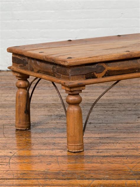 Victorian flat sawn porch and deck balusters. Rustic Indian Sheesham Wood Coffee Table with Nailhead ...