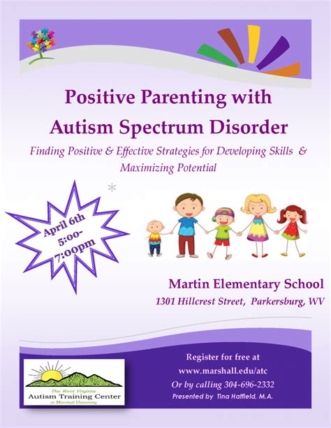Martin Elementary Positive Parenting With Autism Spectrum Disorder Wv