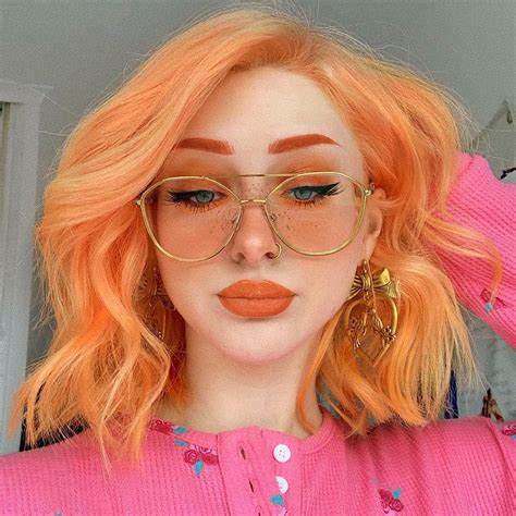 Hair Color Orange Pretty Hair Color Hair Dye Colors Hair Inspo Color Orange And Pink Hair