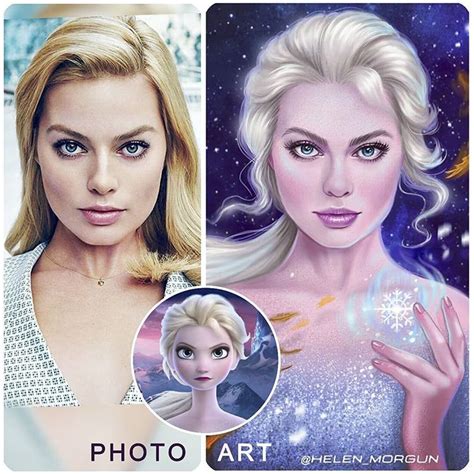 Artist Reimagines Disney Characters As Celebrities And The Results Are
