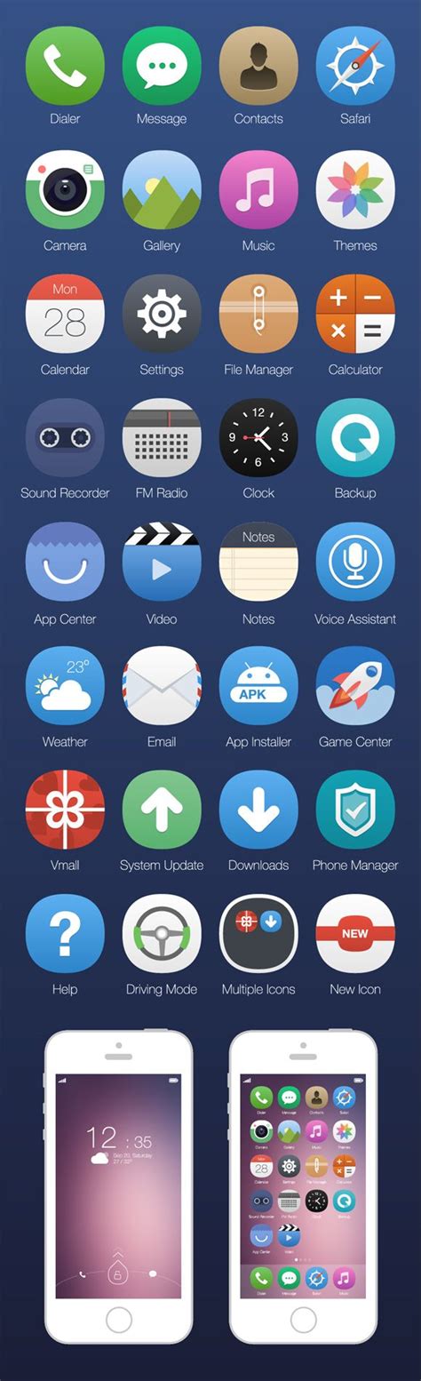15 Cool Ios 8 Design Concepts You Should See Apple Icon Ios Icon