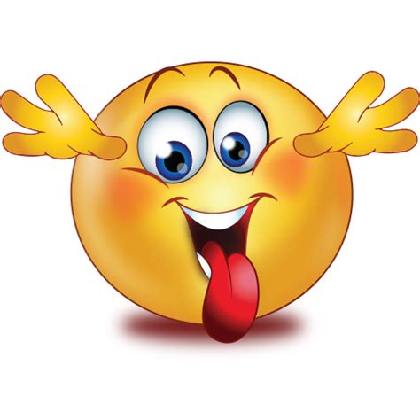 Emoticon Smiley Emoji Symbol Crazy Transparent Background Png Clipart