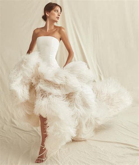 Oscar De La Renta Bridal Collection Spring 2021 Look 1 Wedding Dress