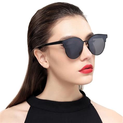 realstar luxury cat eye sunglasses women brand designer mirrored sun glasses female 2018 fashion