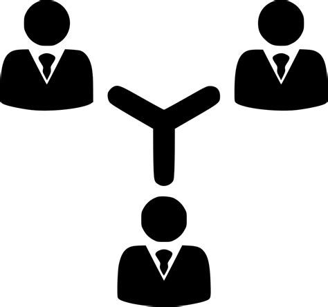 The team svg vector icon. Teamwork Organization Management Communication Connection ...