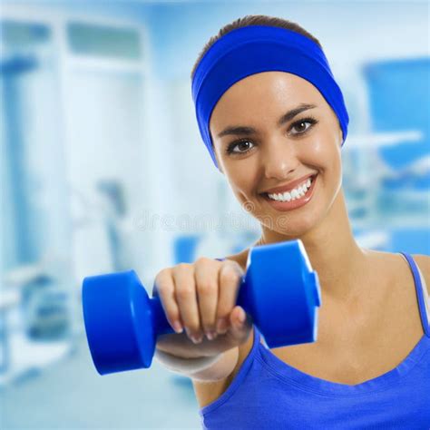 Woman Doing Fitness Exercises Stock Photo Image Of Diet Carefree