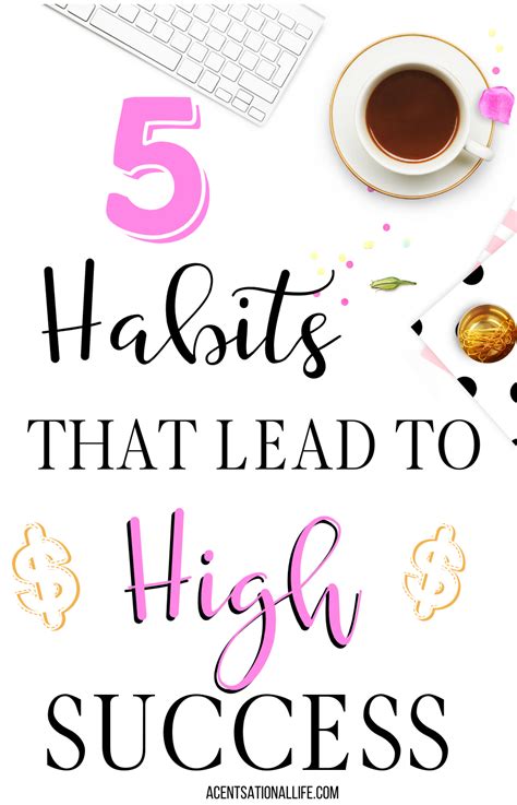 5 Top Habits Of Successful People - A CENTSational Life | Habits of ...