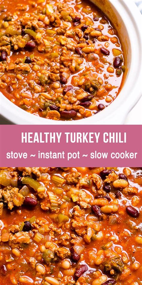 Healthy Turkey Chili Artofit