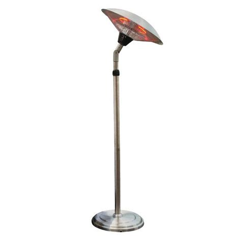 Adjustable Tall Infrared Heat Lamp • Stainless Steel Electric Heater